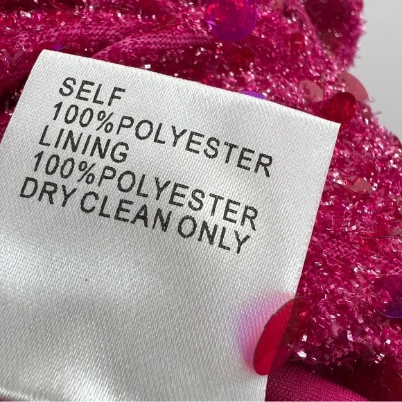 SHO by Tadashi Shoji Sequin Body-Con Minidress in Raspberry Pink size XL - Picture 7 of 10